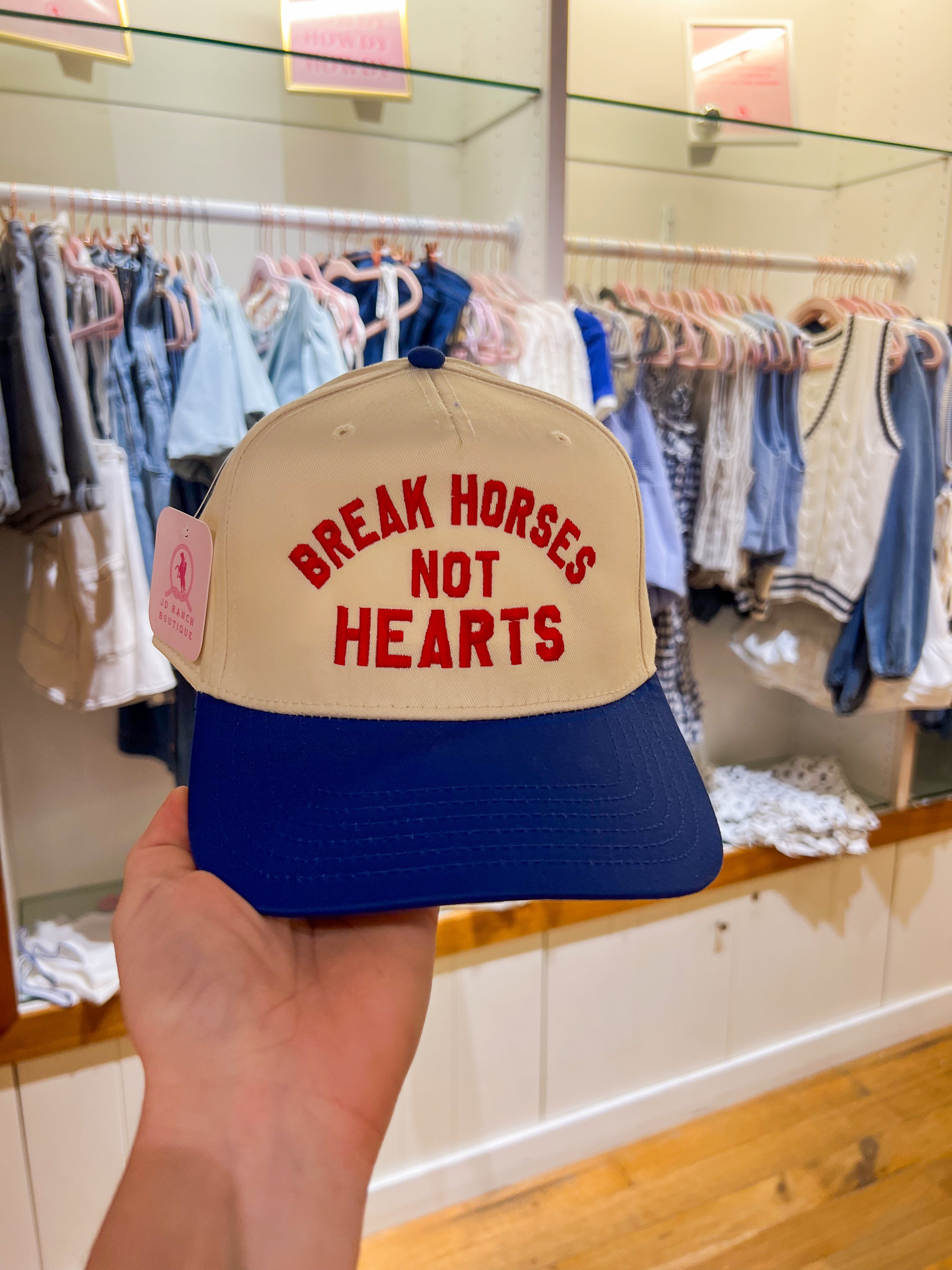 Break Horses not Hearts Trucker Hat